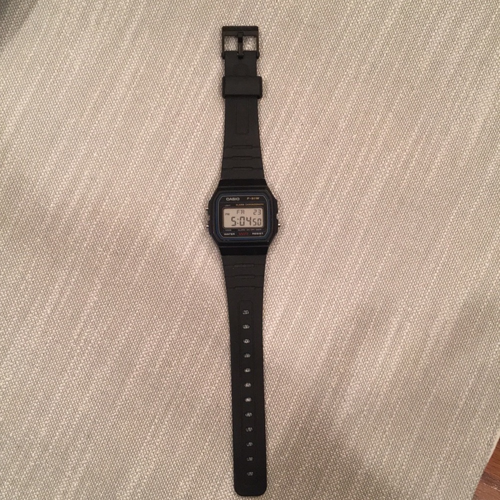 Casio F-91W watch